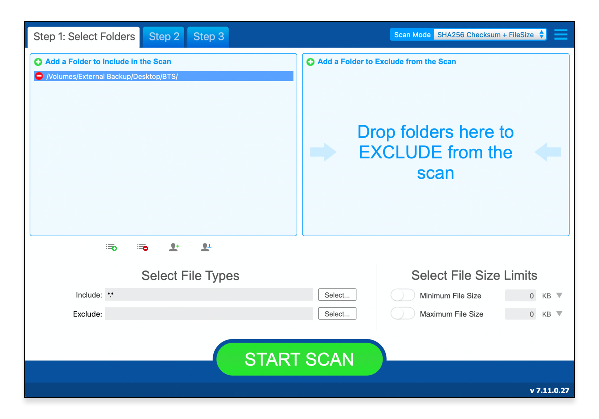 easy duplicate finder for dropbox